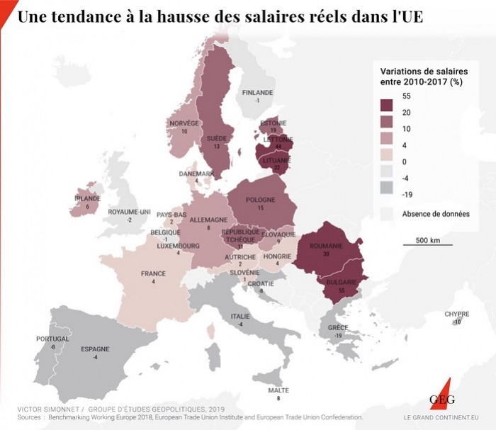 La concentrazione dell'occupazione, un freno ai salari in Europa? 