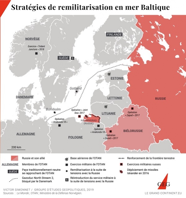 Prove di nuova guerra fredda tra Baltico e Scandinavia